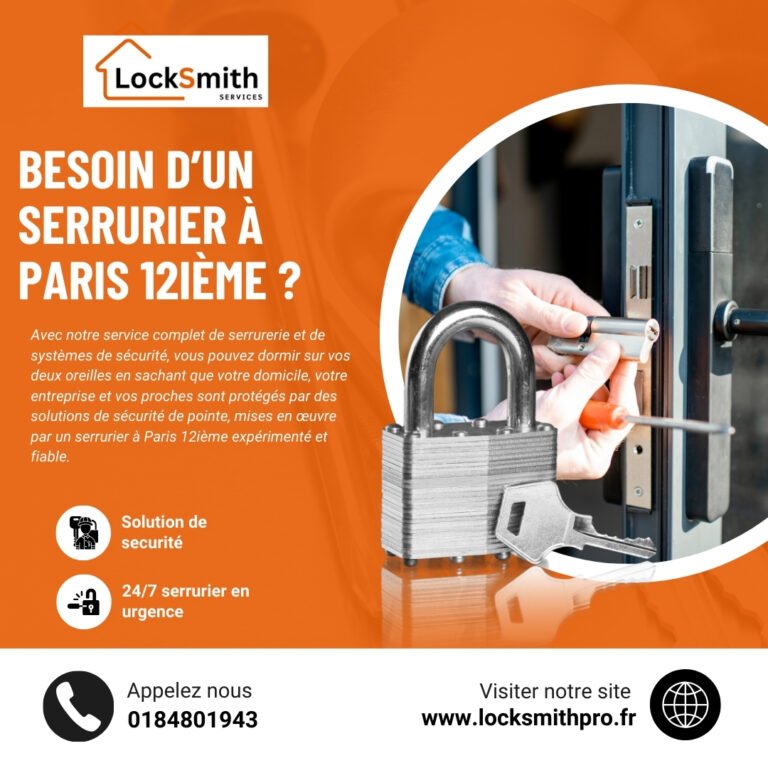 serrurier Paris 12ieme